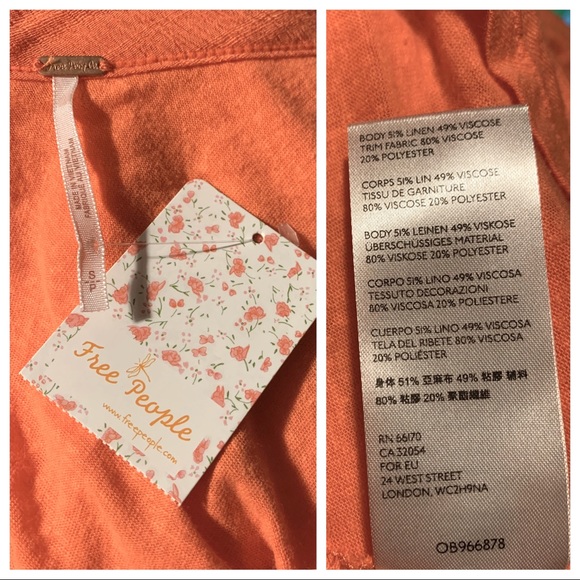 FREE PEOPLE Oversized - Keep it Casual - TOP Tee - Picture 7 of 8